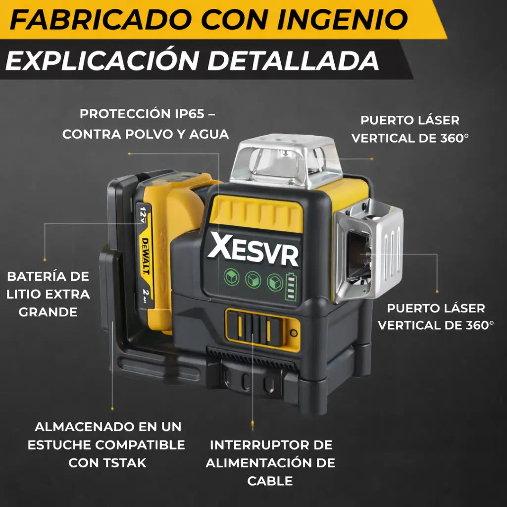 XESVR Laser360 Industrial 360° Edición Profesional + Bateria y Cargador Gratuito